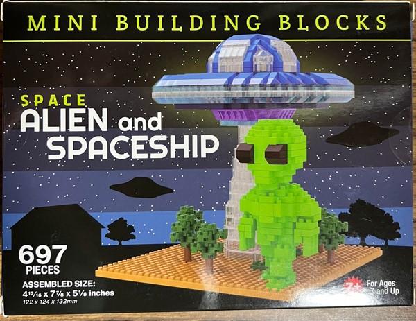 Space Alien and Spaceship