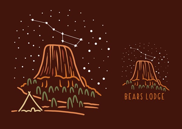 COMING SOON: Bears Lodge Night Sky T-Shirt