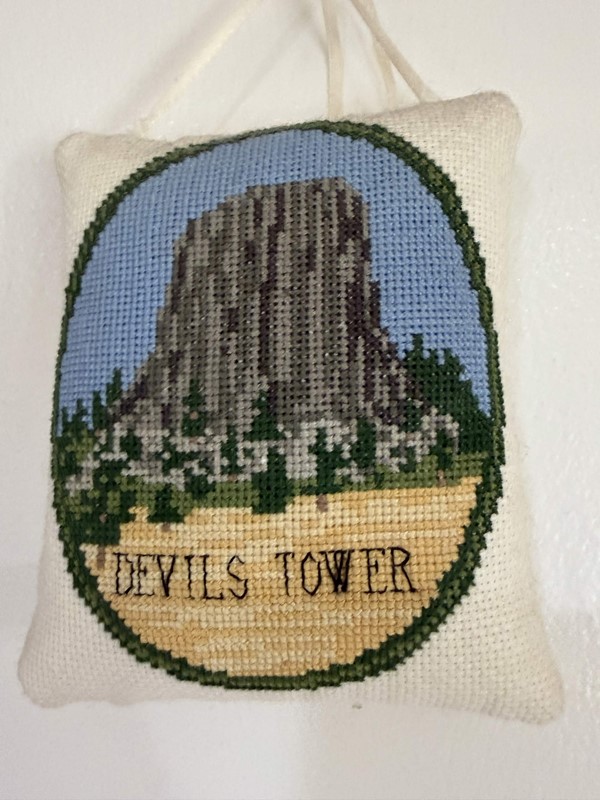 Devils Tower Pillow Ornament