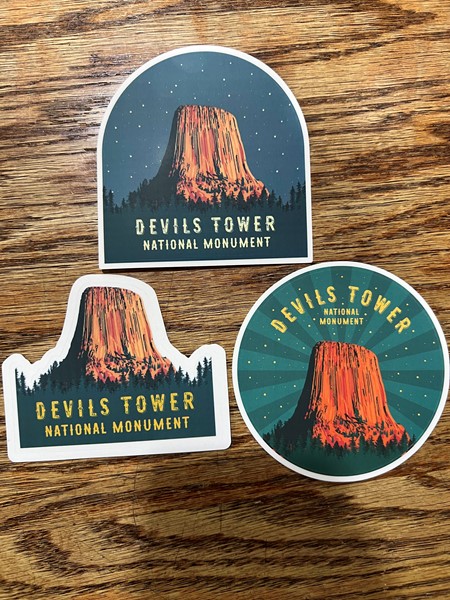 Devils Tower Stickers